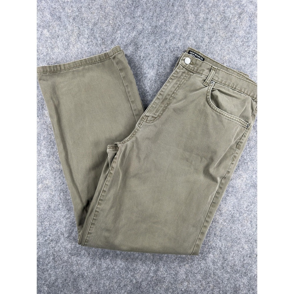 Polo Jeans Co Ralph Lauren Pants Mens 36 (Fits 34x31) Green Straight Leg Cotton‎